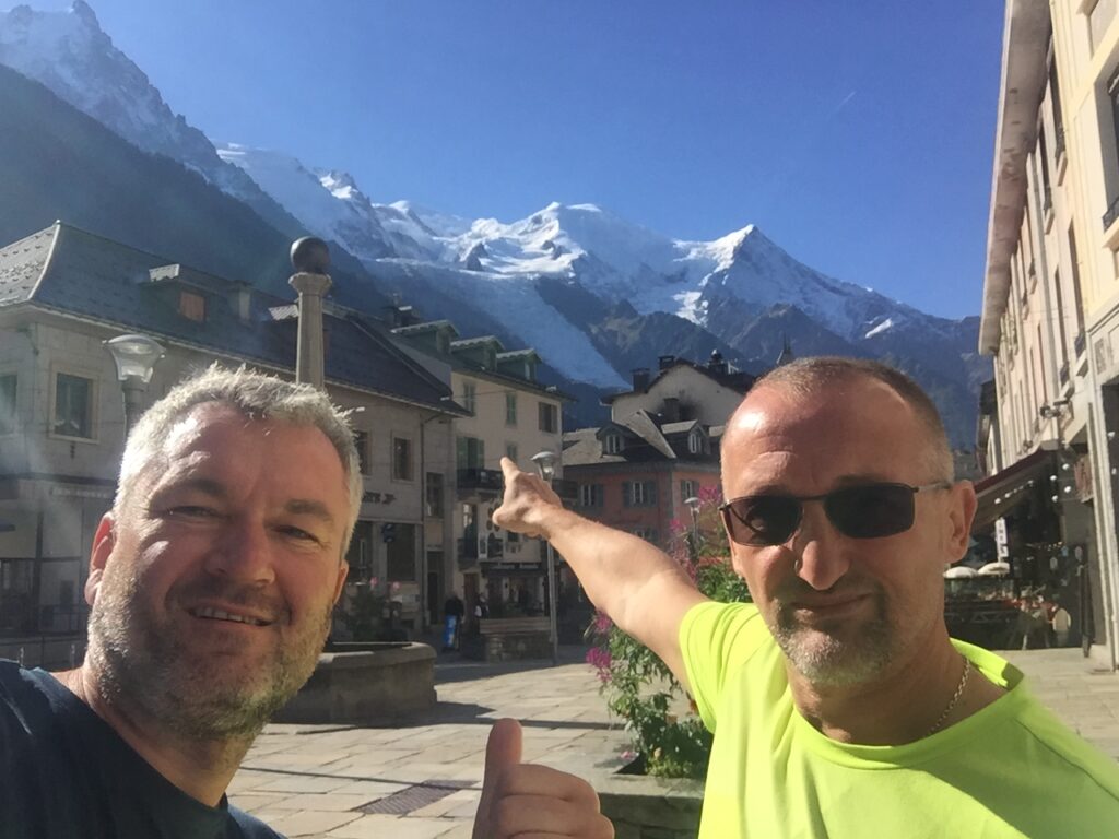 Patrik a Silvester, výstup na Mont Blank