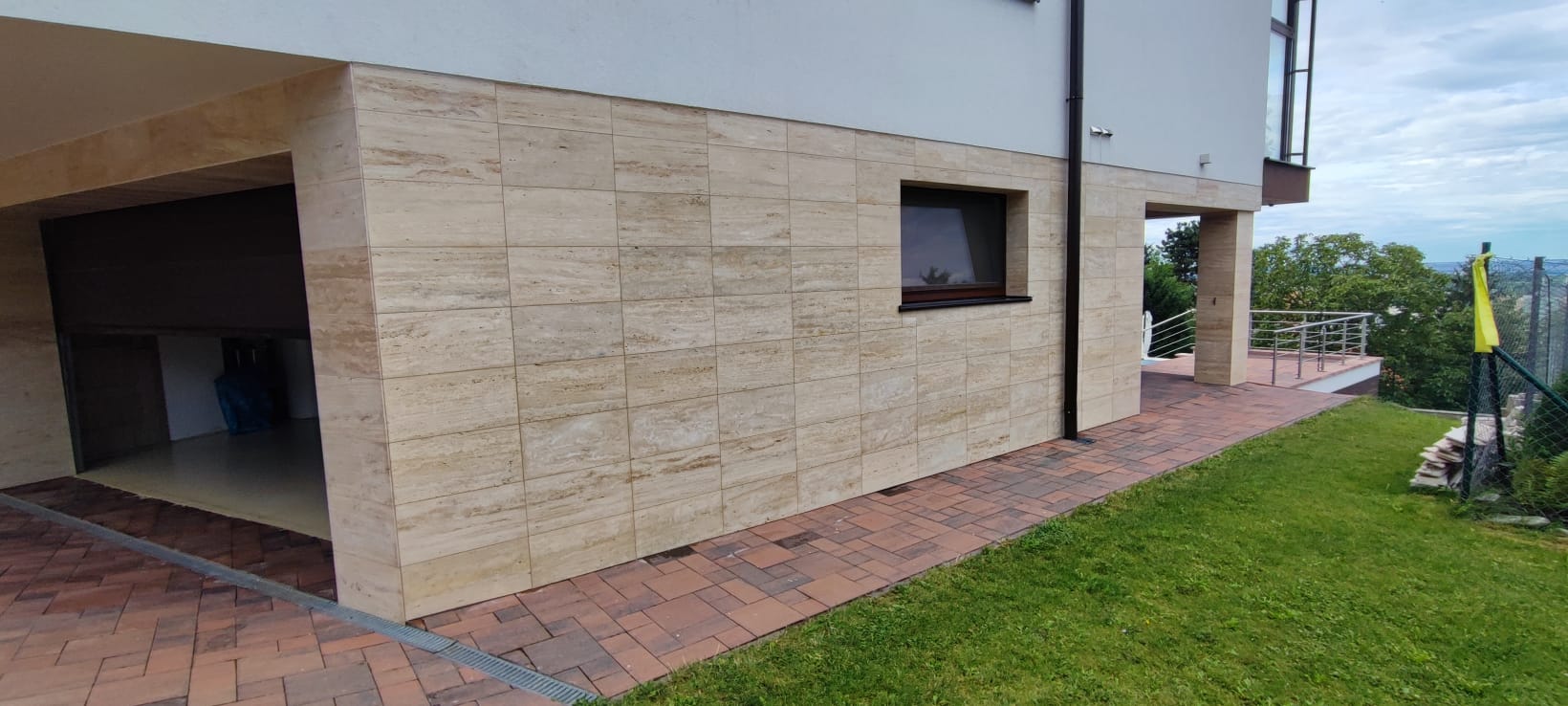 Exterierové obklady parkovanie