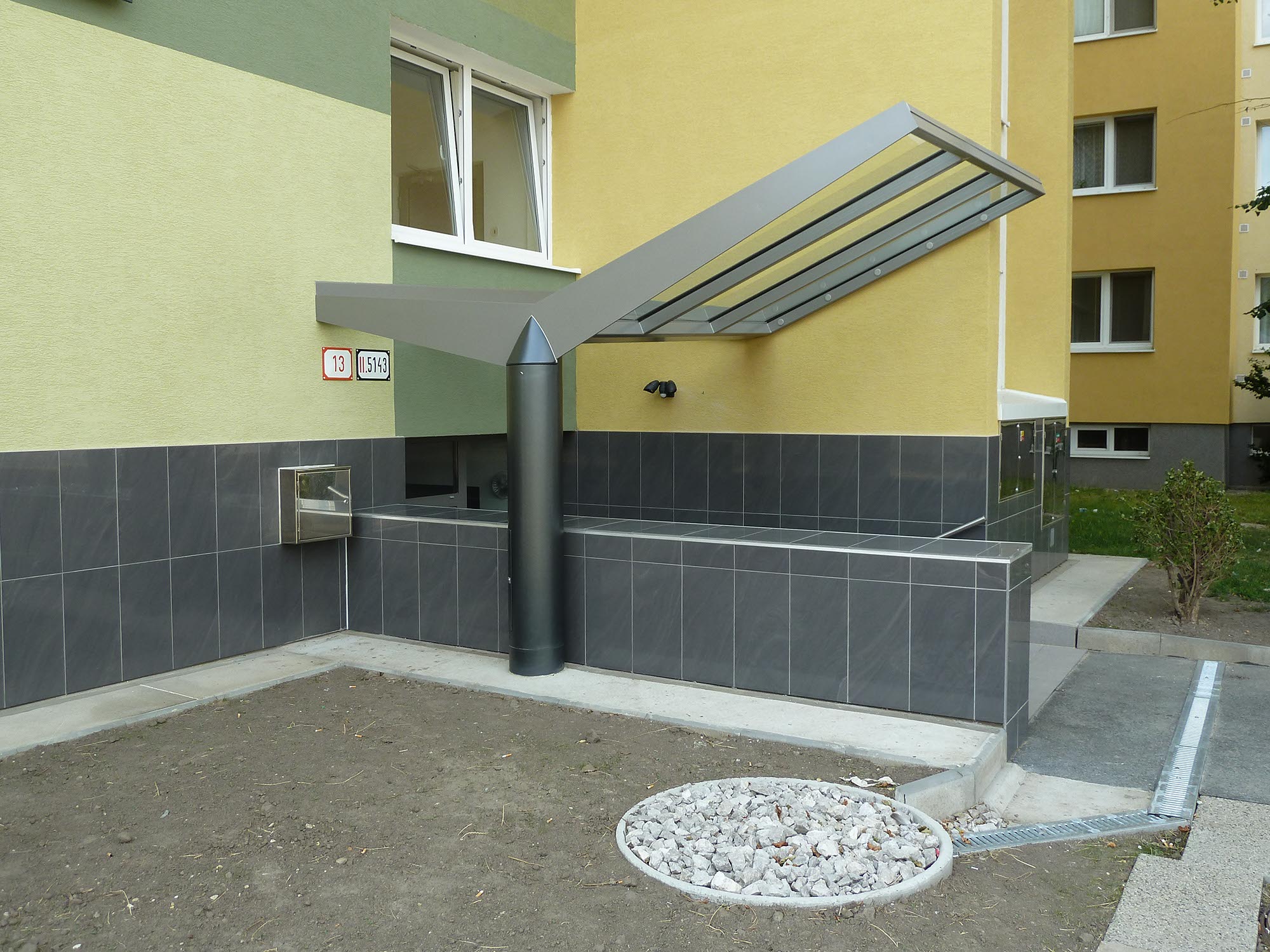 Exterierové obklady s prestrešením